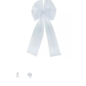 Organza bows- 10 qty